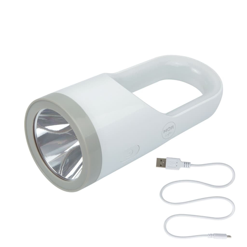Lanterna Recarregável 160 Lúmens LED Branca Bivolt Camping Emergência