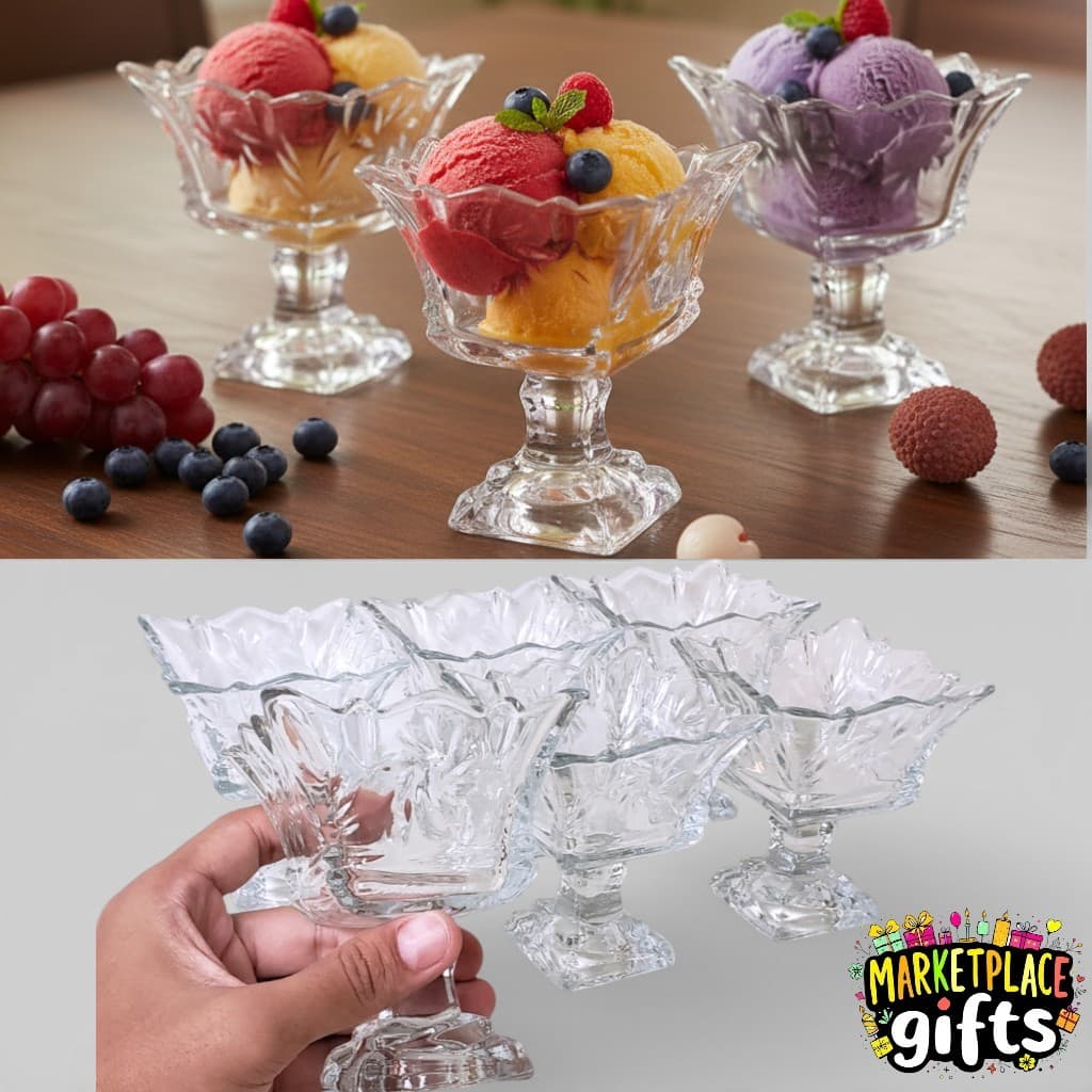Jogo Taça De Sorvete Sobremesa Conjunto 6un. 150ml Persian