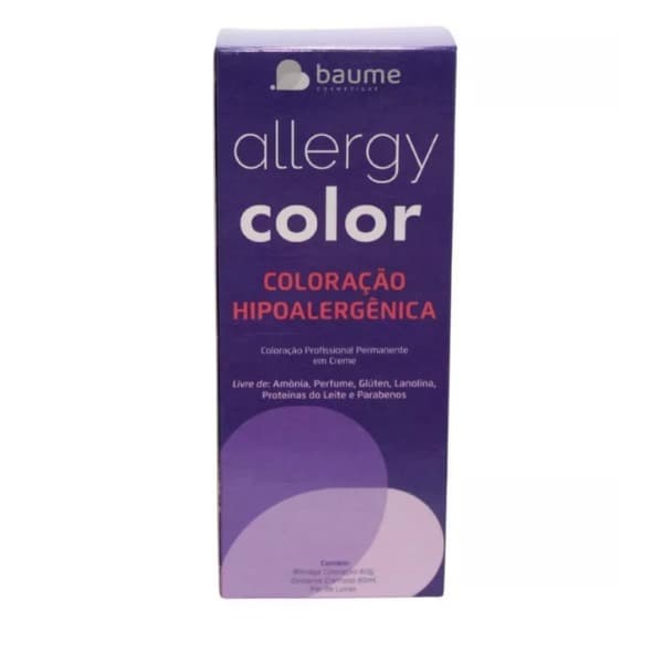 Tinta para Cabelo Coloração Hipoalergênica Baume Allergycolor – Sem Amônia - Louro Médio 7.0