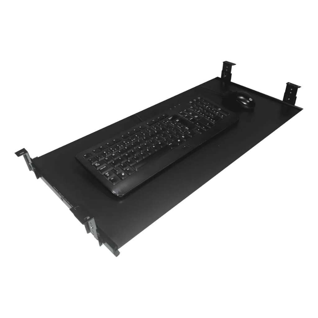 Suporte Retrátil para Teclado e Mouse com Corrediça Telescópica - Tamanhos e Cores Disponíveis
