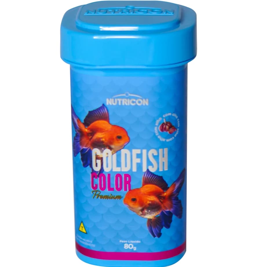 Nutricon Goldfish Color – Ração Premium para Kinguios | Realce Cores & Saúde | Disponível em 20g/80g