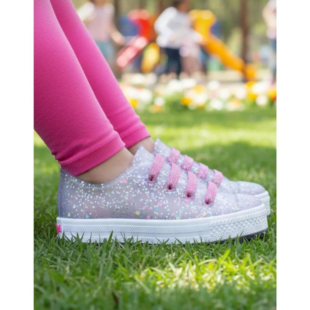 Tênis infantil menina glitter calçados escola 2026 antiderrapante Juju Shoes