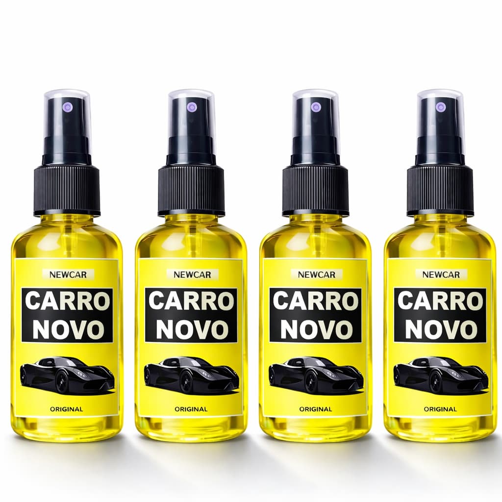Kit 4/3/2/1 Cheirinho CARRO NOVO Spray Automotivo para Carro Aromatizante Concentrado NEWCAR