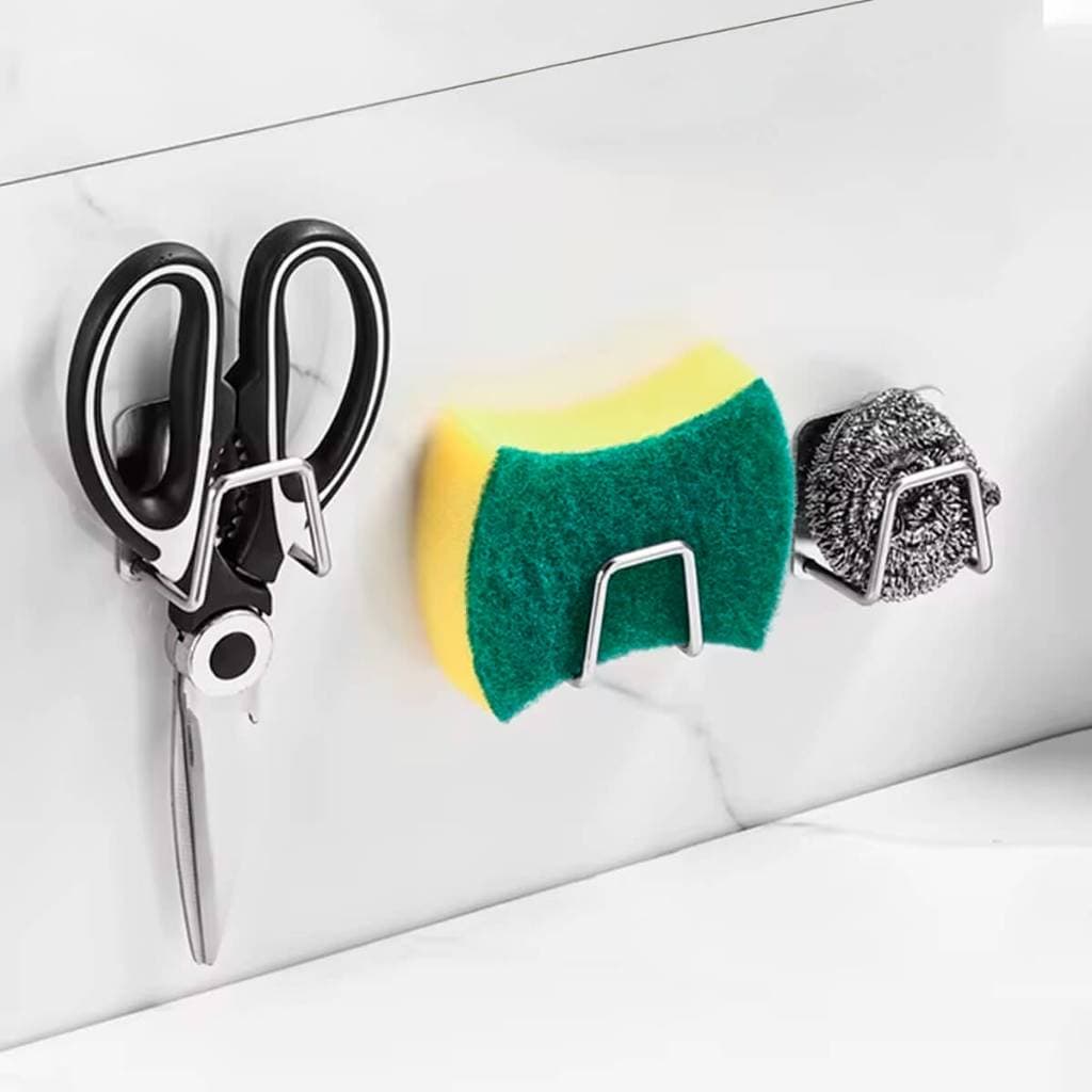 Kit 3 Suporte Porta Esponja Bucha Pia Inox
