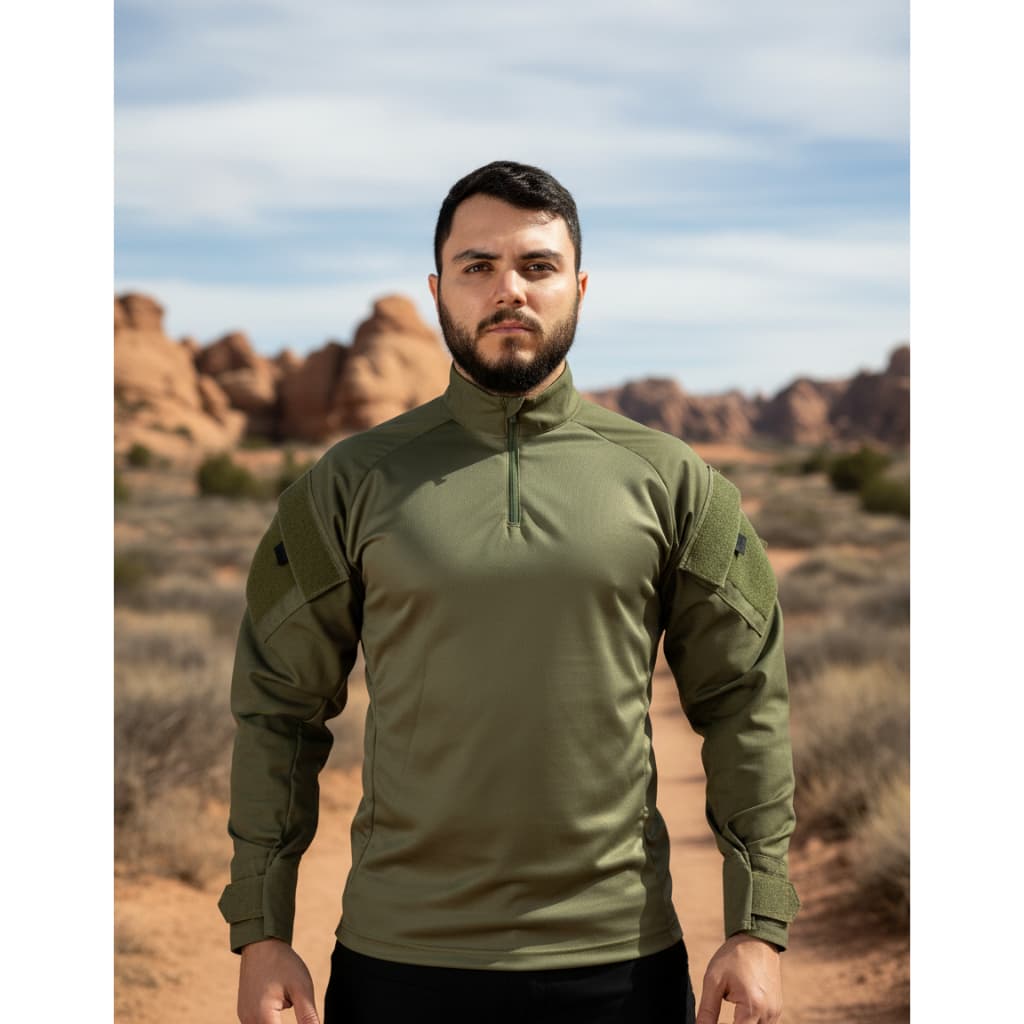 Camisa Combat Shirt Safo Verde Oliva UV50+