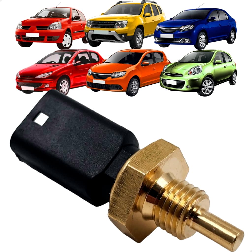 Sensor De Temperatura Clio Duster Logan Sandero Kangoo Scenic Symbol March Peugeot 206 1999 Até 2021