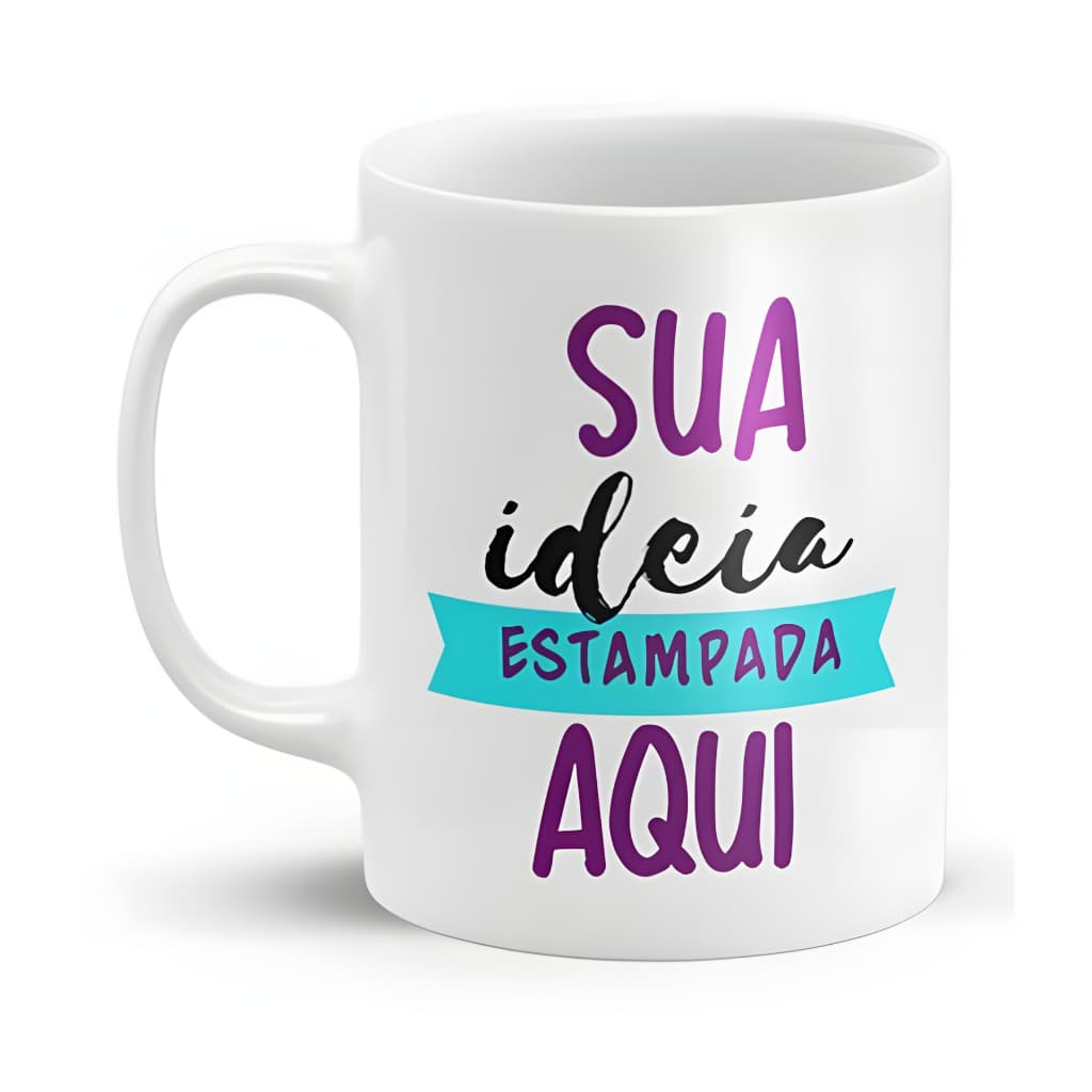 Caneca Personalizada Com Foto Nome Frase Logo Sua Arte Presente Criativo Exclusivo Unico
