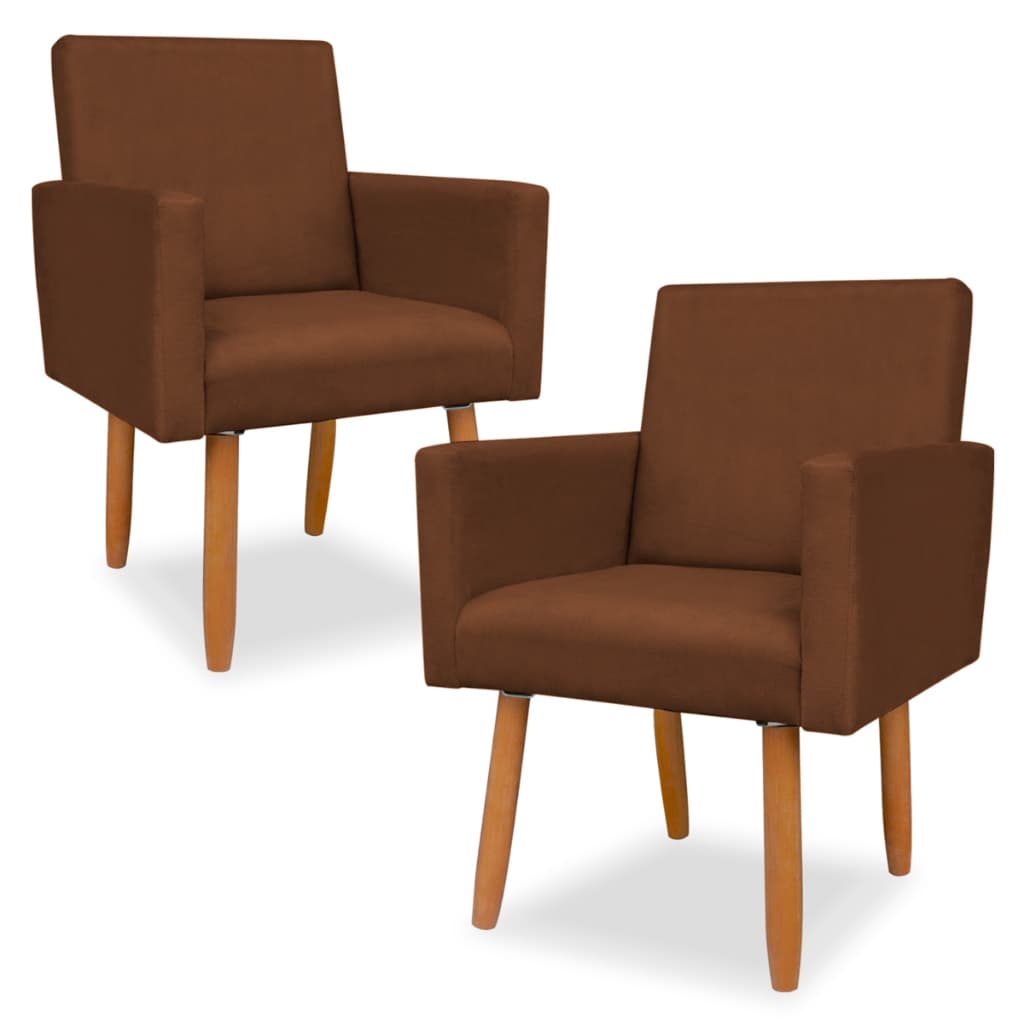 Envio Imediato - Kit 02 Poltrona Cadeira Nina Sala de Estar Tv Salão Quarto Barbearia - Poltrona Estofada
