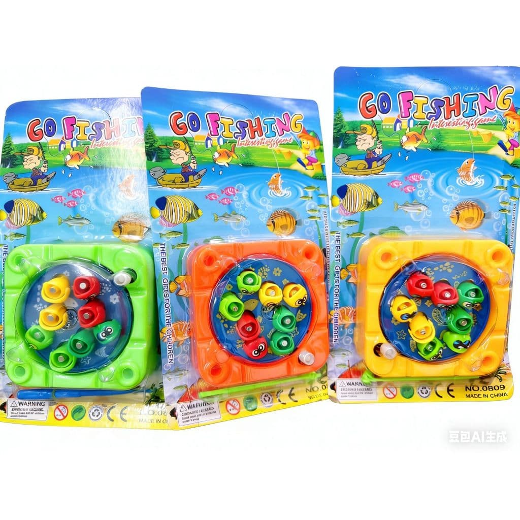 Placa de pesca pequeno quebra-cabeça de pesca pai-filho quebra-cabeça brinquedo interativo