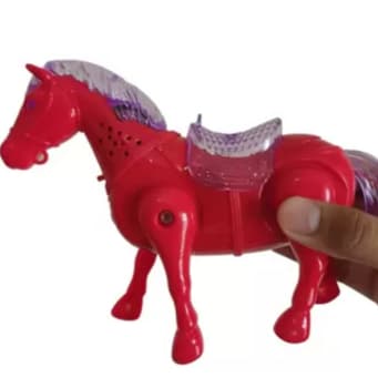 Cavalo  Musical Com Luzes e Som anda e faz barulho