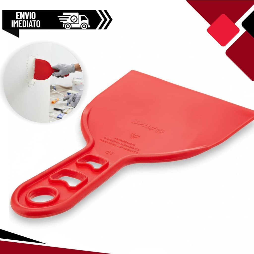 ESPATULA PLASTICA LISA 10CM ATLAS