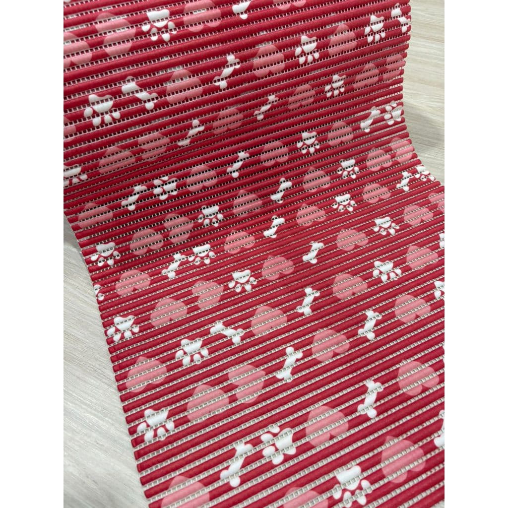 Passadeira Emborrachada Antiderrapante 45cm Largura - Toque Suave e Secagem Rápida Pet Rosa