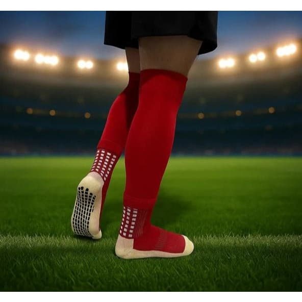 Meias esportivas de futebol, puro algodão, antiderrapantes, específicas para esportes