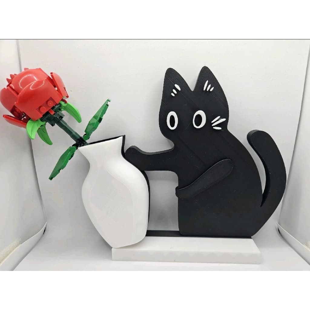 Vaso de flores gato travesso