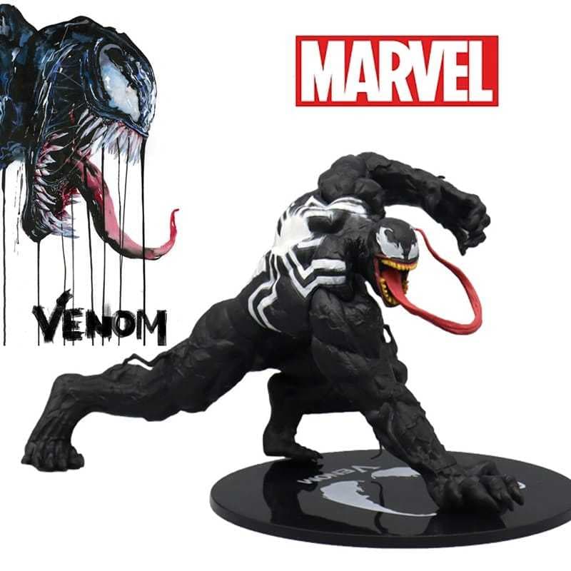 Boneco Venom Homem Aranha Action Figure Vingadores Colecionador