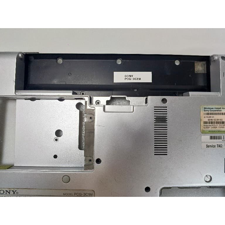 Carcaça base inferior notebook sony pcg-3c1m