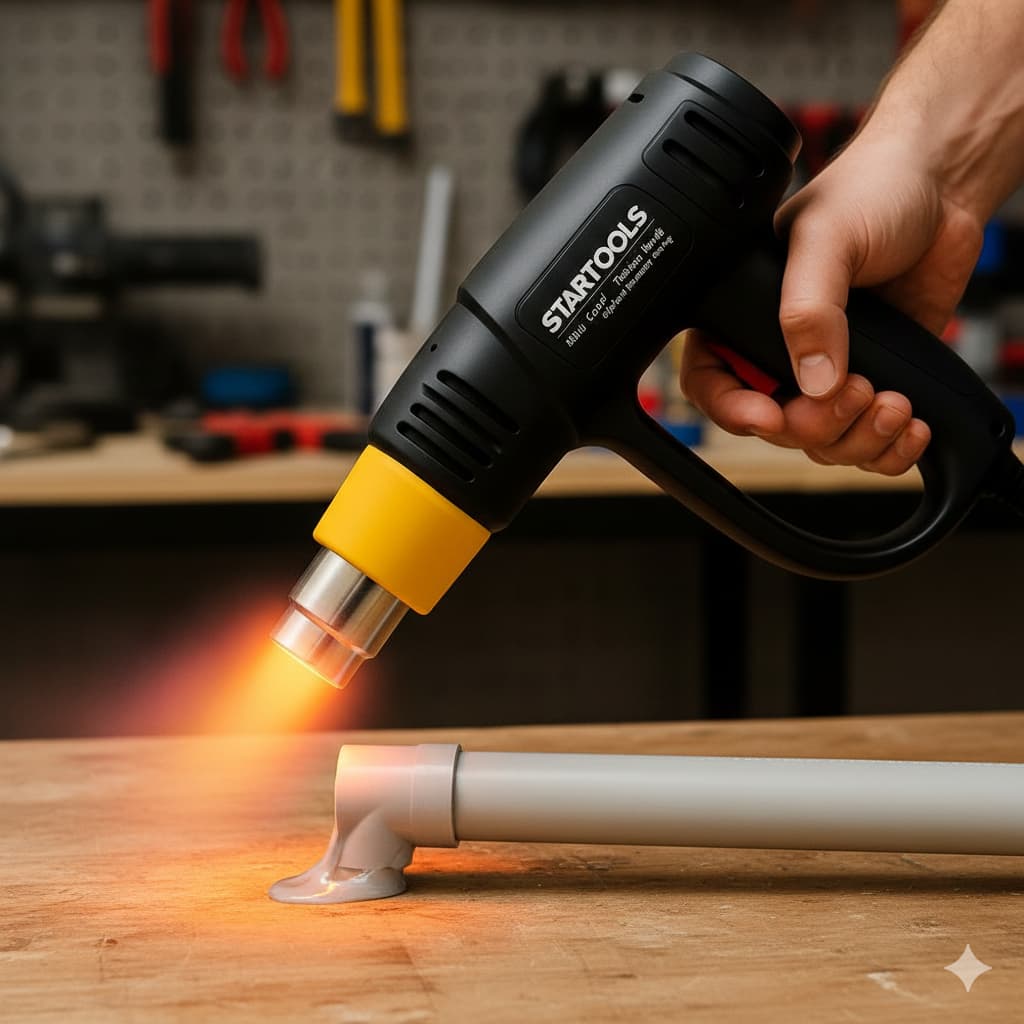 Soprador Térmico de Calor com Bico Removível, Pistola de Ar Quente.
