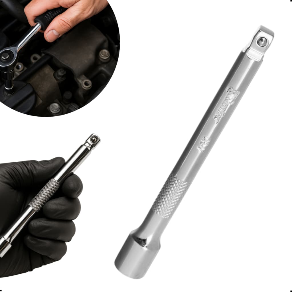 Extensor Alongador Universal 1/4 Aço 100 Mm P/ Catraca