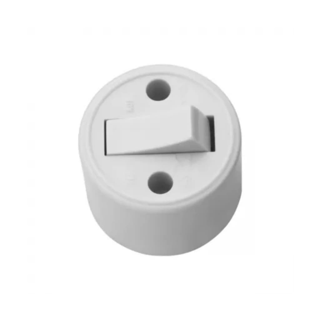 Interruptor 1 Tecla de Sobrepor Interneed Casa Iluminação Praticidade Luz Área Externa Apartamento Condomínio