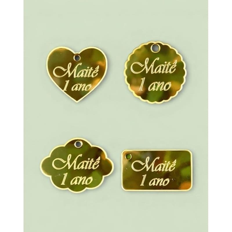 Tag Personalizada Espelhada – Tema Infantil