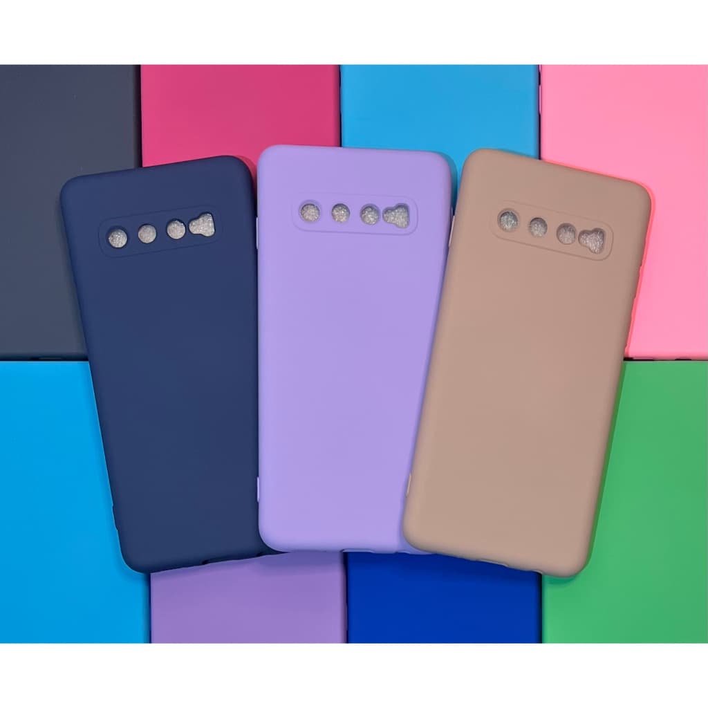 Capa Para Samsung Galaxy S10 Plus / Capa + Pelicula ceramica ou Só 1 Capinha Aveludada Case