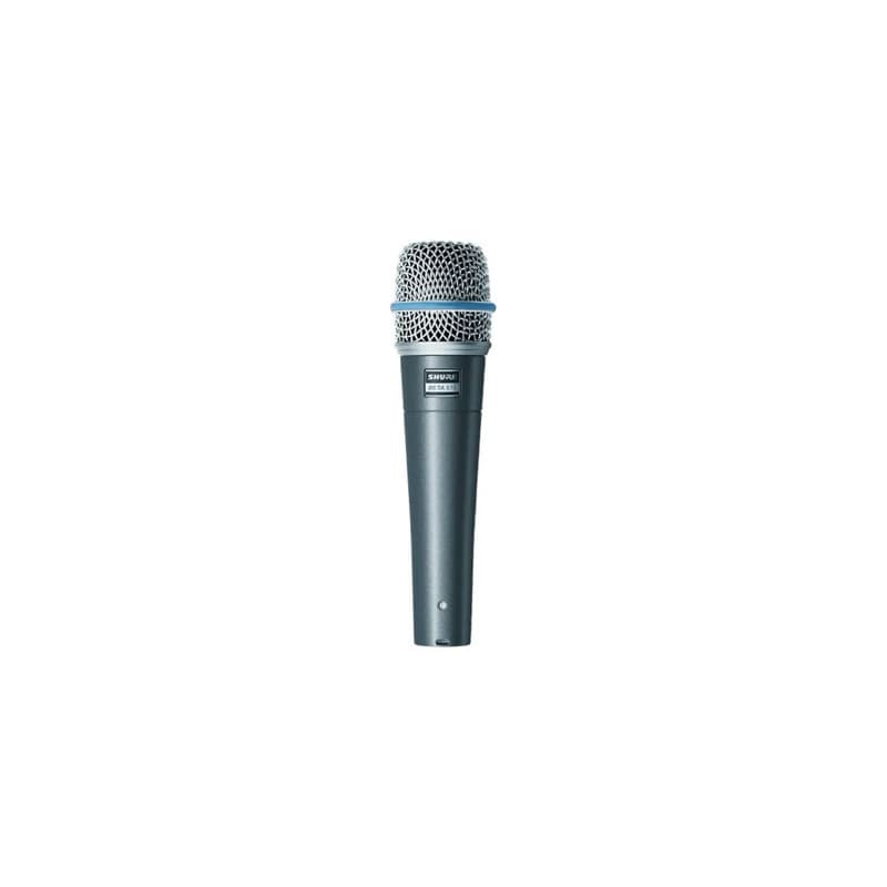 Microfone Shure Beta 57A Original Dinâmico para Instrumentos e Voz