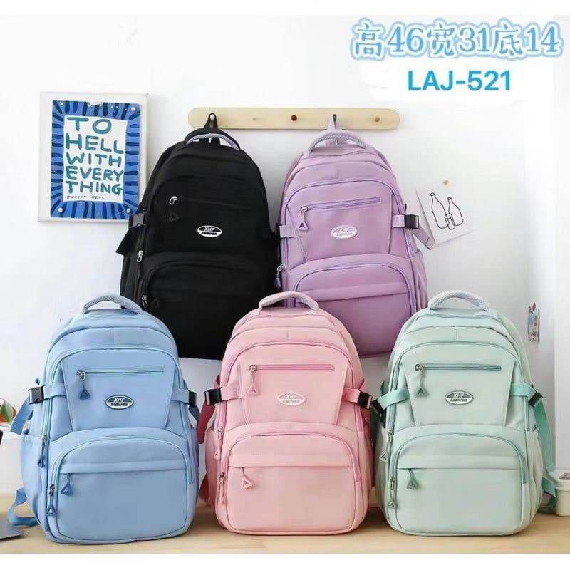 Mochila Feminina Escolar Passeio Coreano Grande Capacidade Sem Chaveiro Impermeávelb