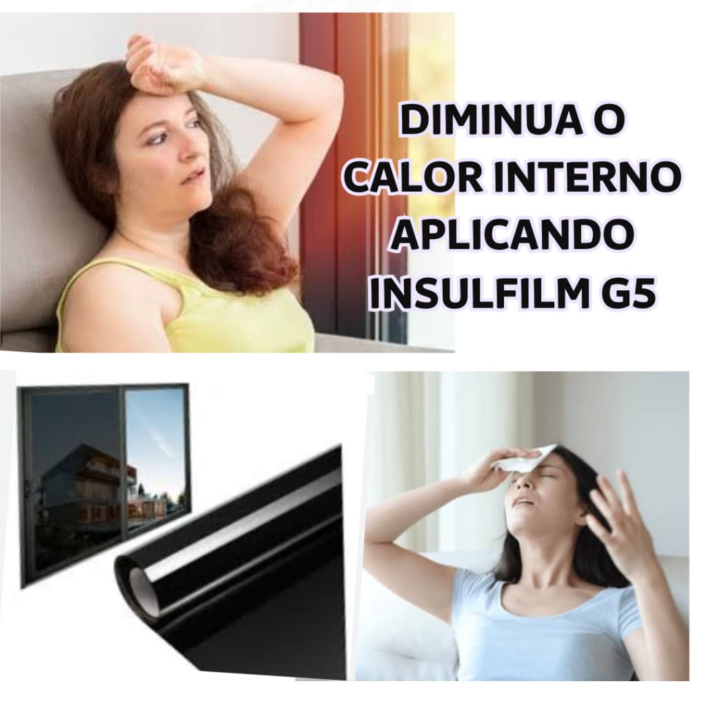 PELICULA INSULFILM G5 PRETO 50CMX2METROS