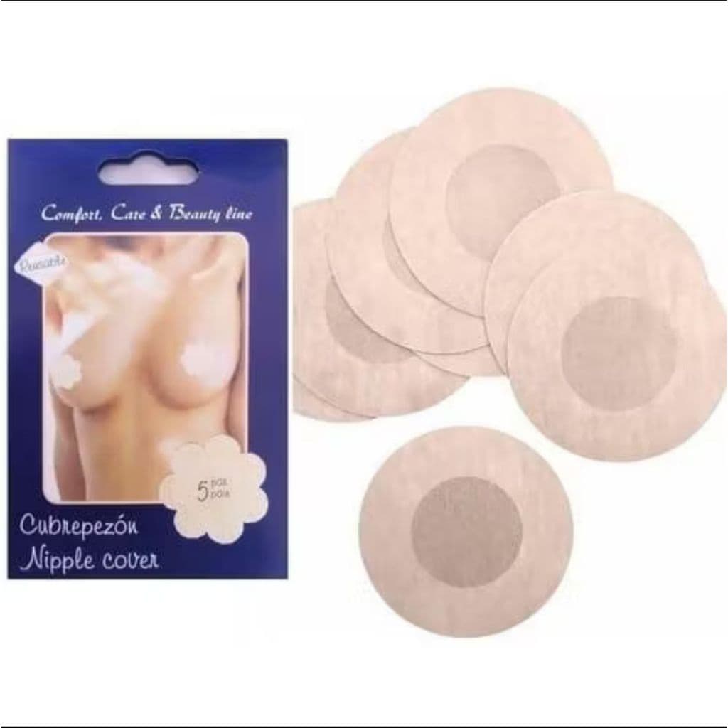 KIT 5 PARES DE ADESIVO TAPA-SEIOS PROTETOR DE MAMILO INVISIVEL
