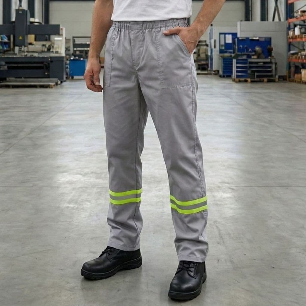 Calça Masculina Ideal Para Trabalho Uniforme Reforçada Brim