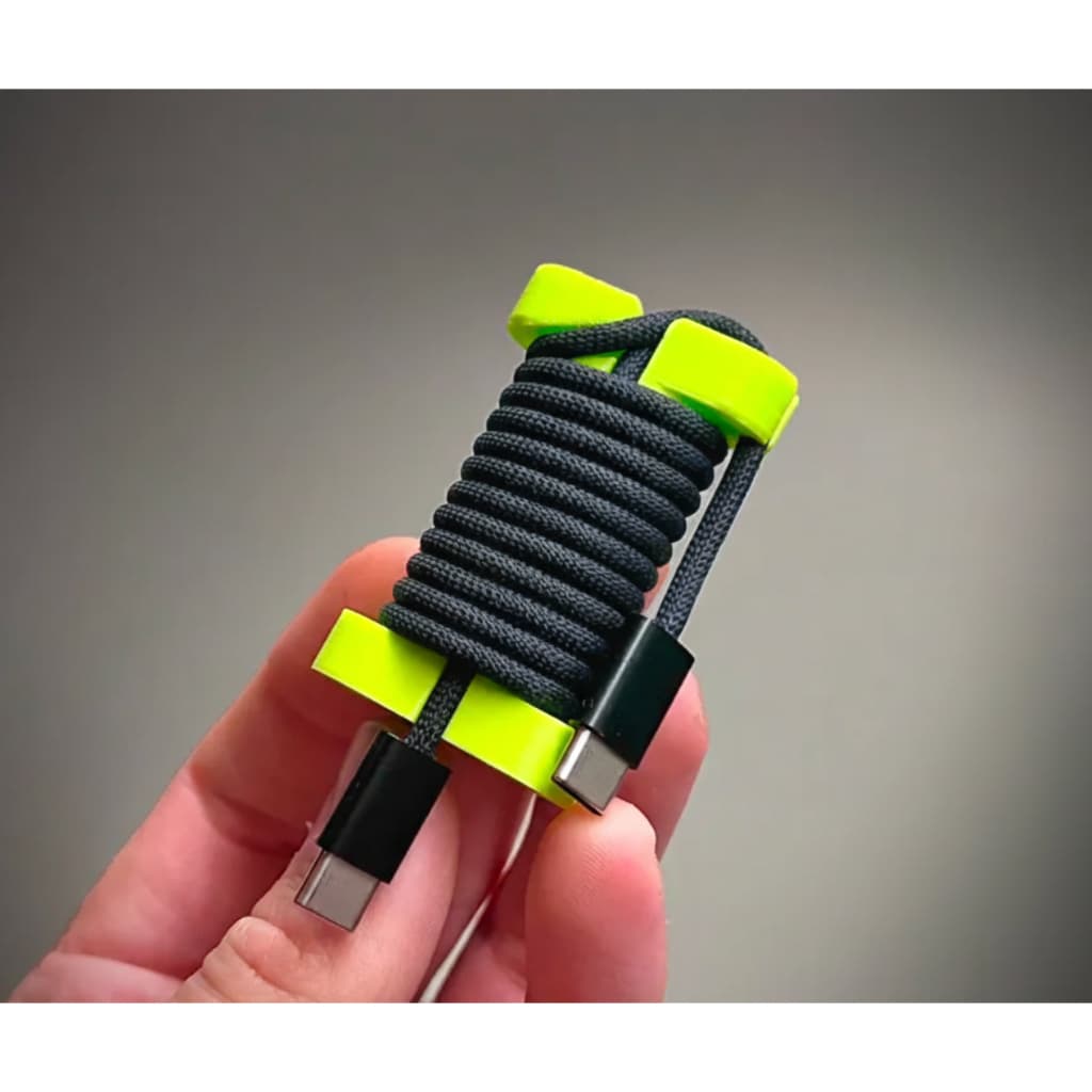 Organizador de cabos para celular fone de ouvido uso diário presente prático