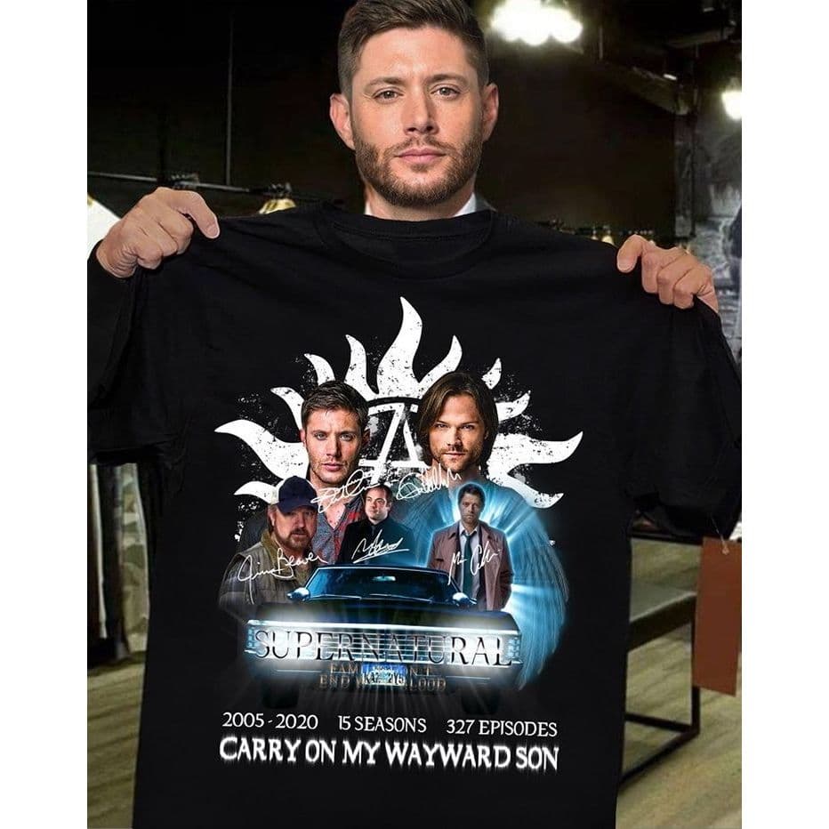 SUPERNATURAL SERIE NEGOCIO DA FAMILIA ENVIO IMEDIATO TODOS OS TAMANHOS ALGODAO