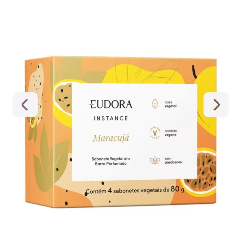Sabonete Vegetal em Barra Perfumado Instance Maracujá 4x80g( Vence:02/28)
