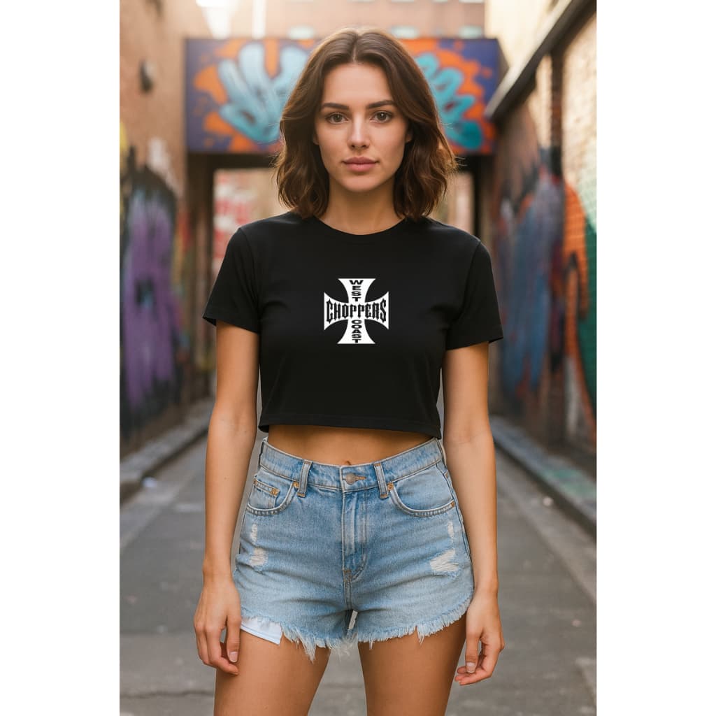 Cropped Camiseta West Coast Choppers Brian O'conner Frente e Costas