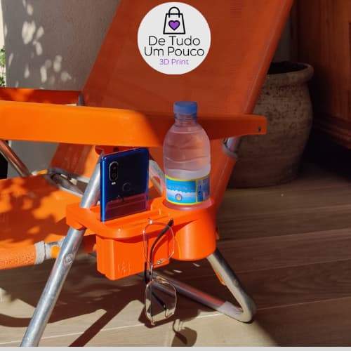 Suporte para cadeira de praia Cerveja Refrigerante  e celular
