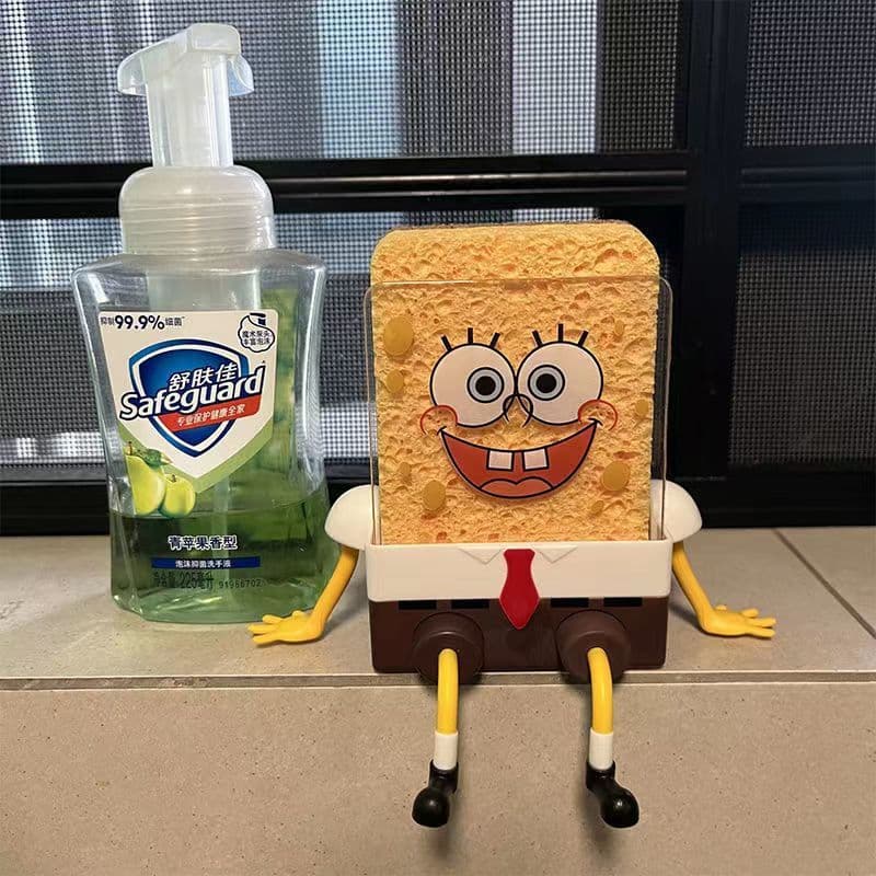Porta esponja Bob Esponja Divertido – Ideal para Cozinha e Banheiro