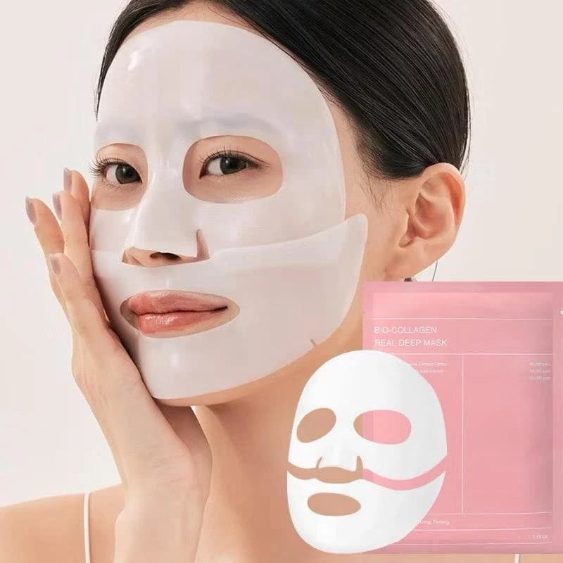Bio-collagen real deep mask Mascara Skincare Coreana Noite Toda de Hidratação Profunda