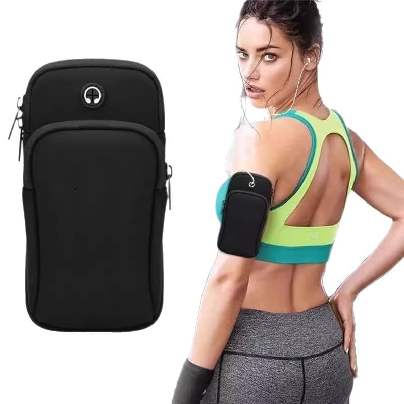 Pochete Fitness Braçadeira Titular de Celular 6.5 a 7.2 Polegadas