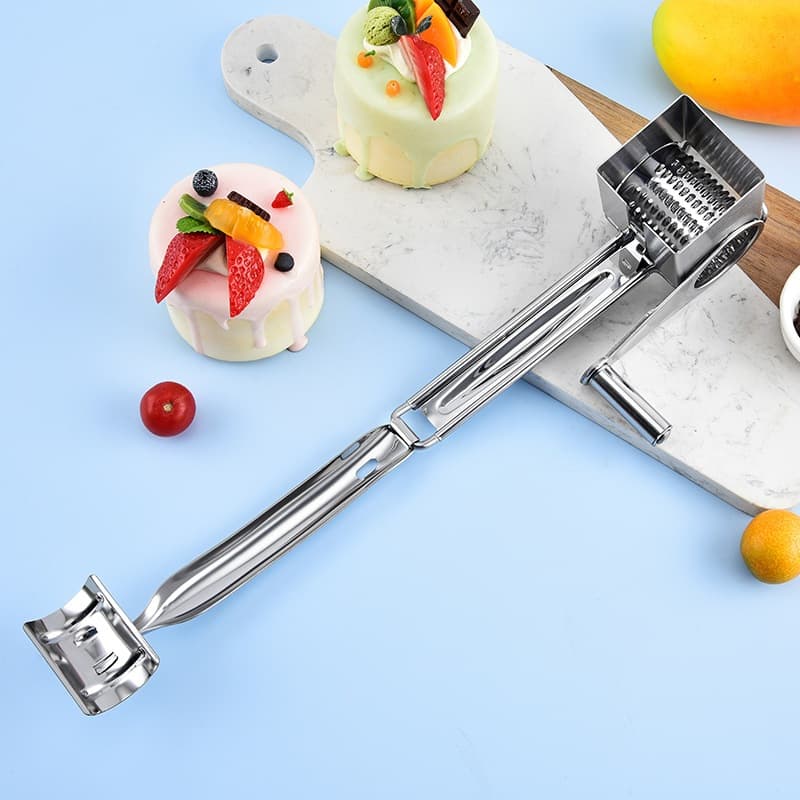 Ralador de Alimentos e Queijos - Triturador Resistente de Aço Inox
