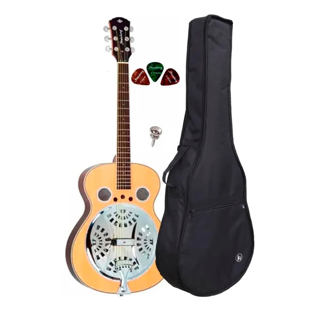 Violão Acústico Strinberg Sdb30 Capa Simpes E Paletas