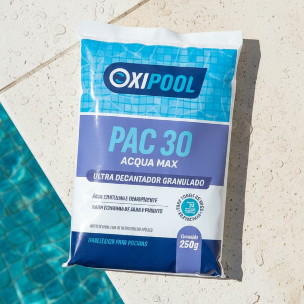 Oxipool 15 Un Decantador Granulado Acquamax 250g Pac 30 Piscinas