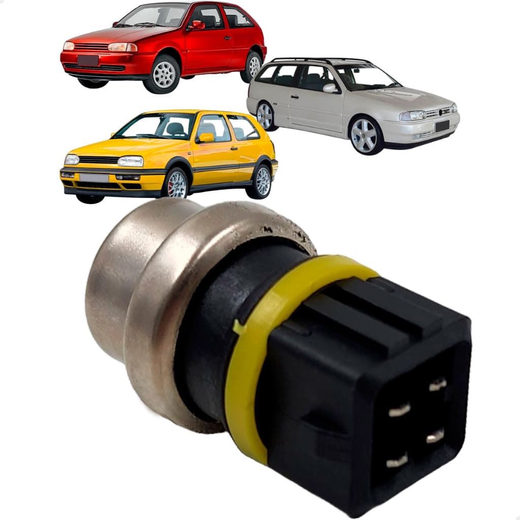 Sensor De Temperatura Volkswagen Gol 1.0 8v e 16v Parati 1.0 16v Golf 1.8 8v 1997 até 2004 Gasolina