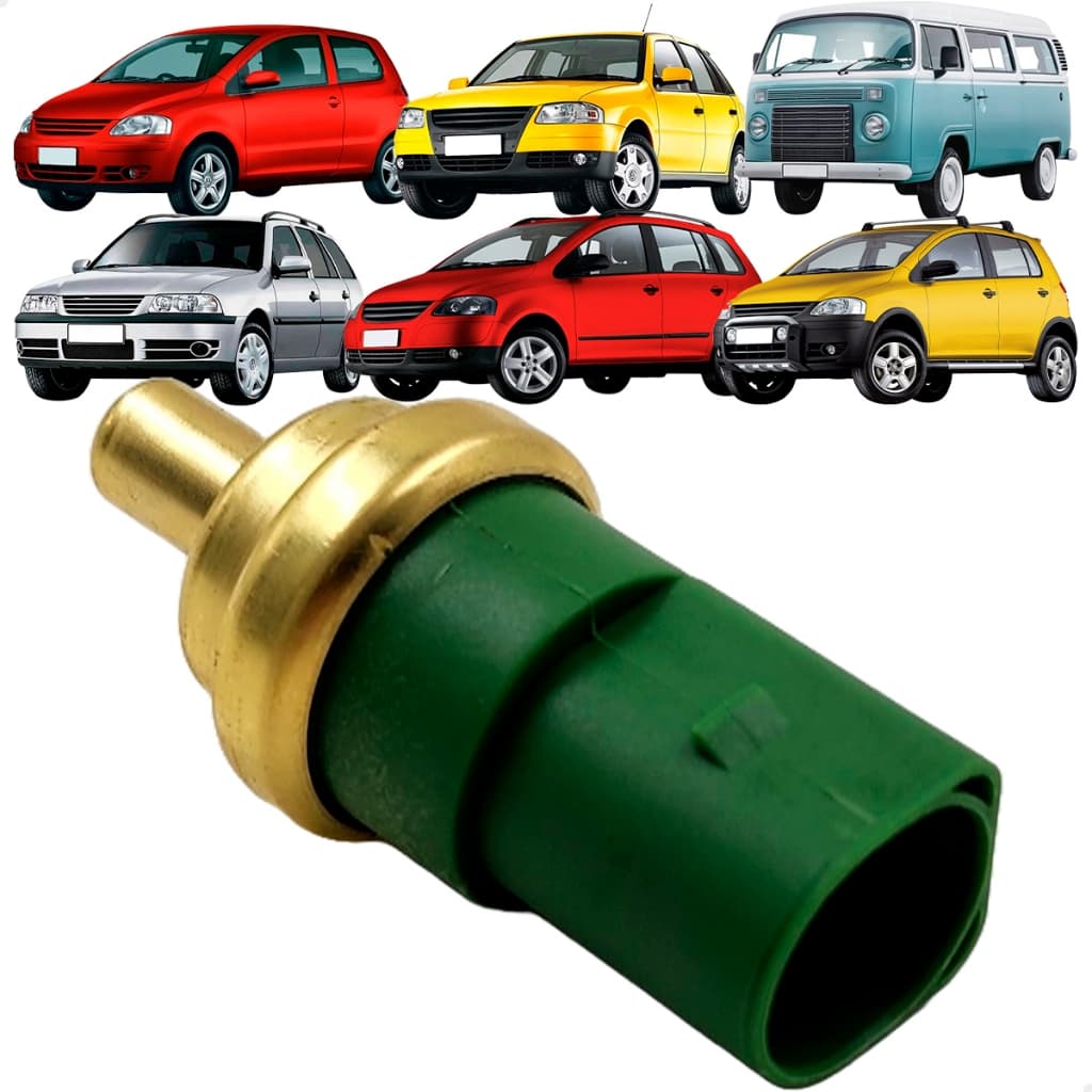 Sensor de Temperatura VW Fox de 2003 até 2009 Gol G3 G4 1.0 de 2004 até 2008 Spacefox Crossfox Golf