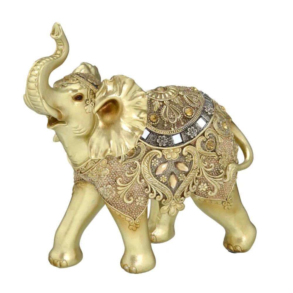 Escultura Elefante Nile Elegance 21cm com Joias - Espressione