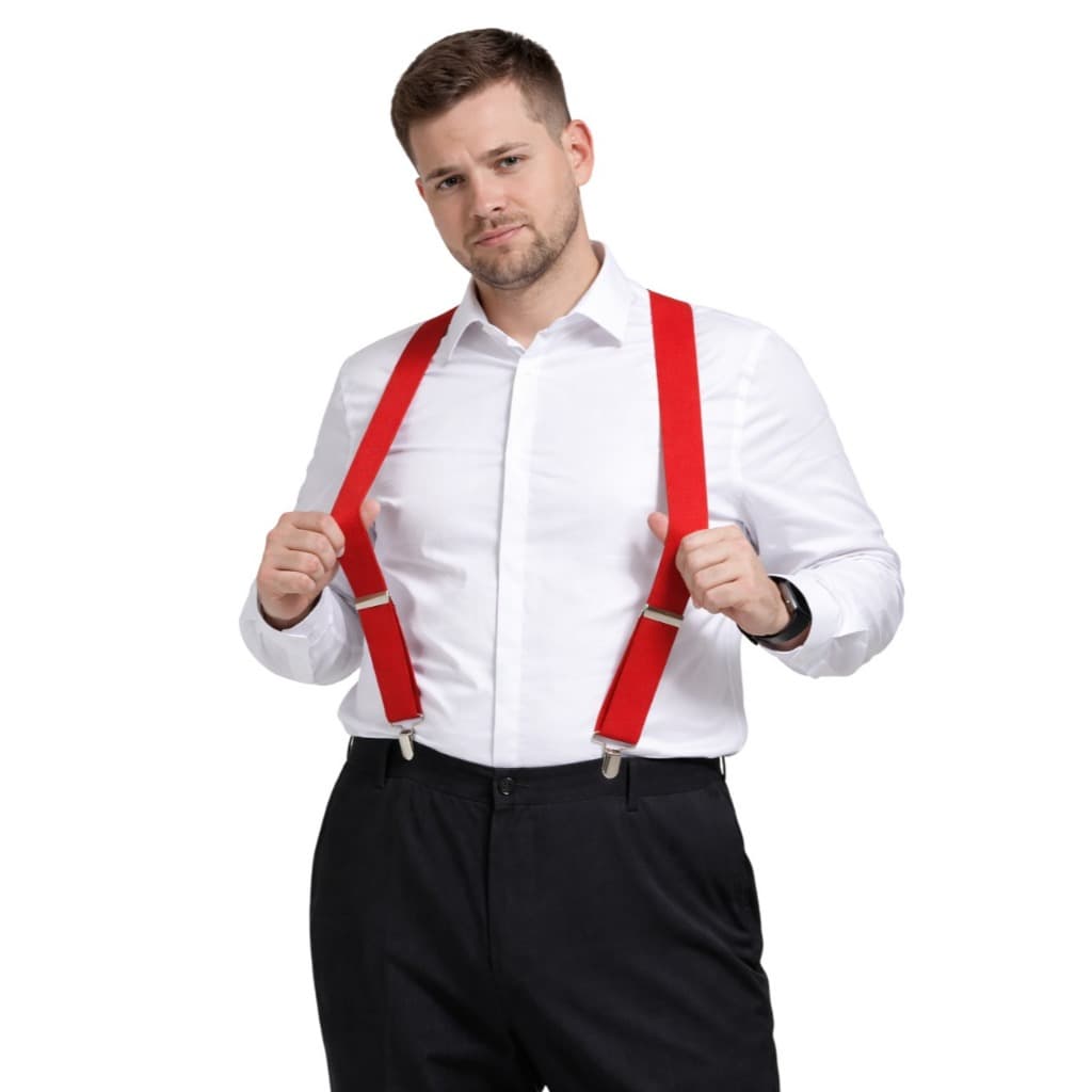 Suspensórios Largo 3,5 Plus Size Masculino Regulável Ajustável