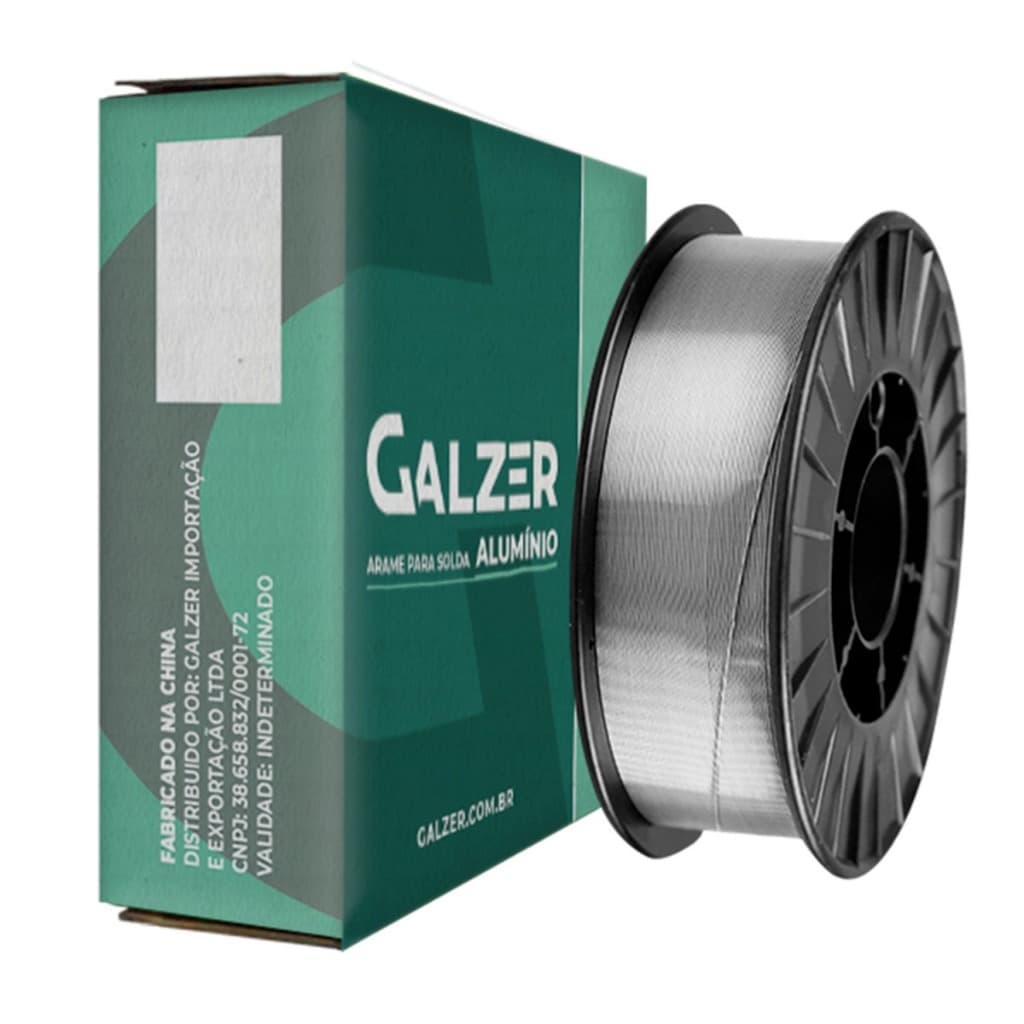 Arame De Solda Mig Alumínio Er4043 0,8mm Rolo Com 2kg