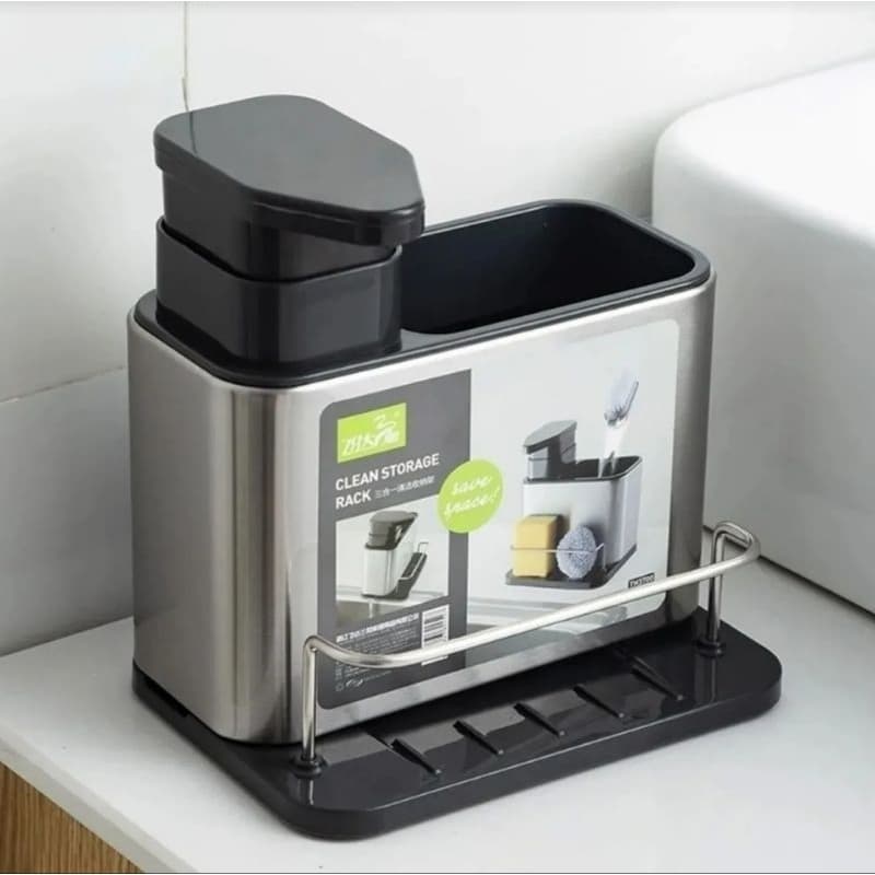 Dispenser multiuso sabão liquido,/detergente  de inox , B-MAX- cozinha ou banheiro