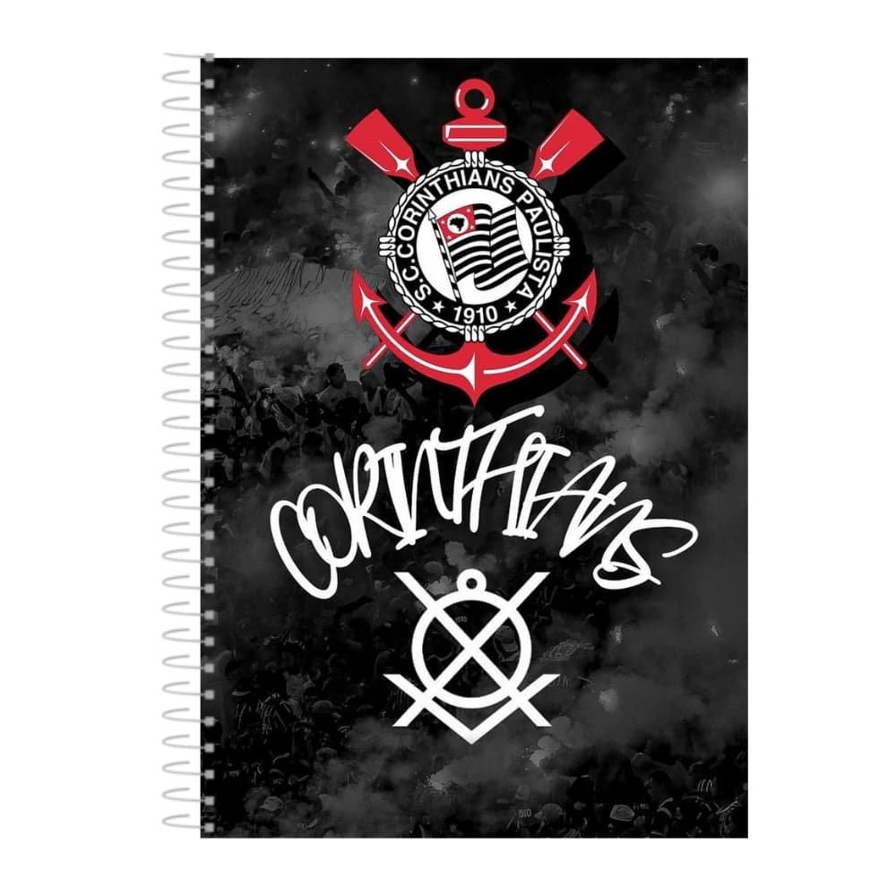 Caderno Futebol Corinthians 1, 10 ou 20 Matérias Capa Dura