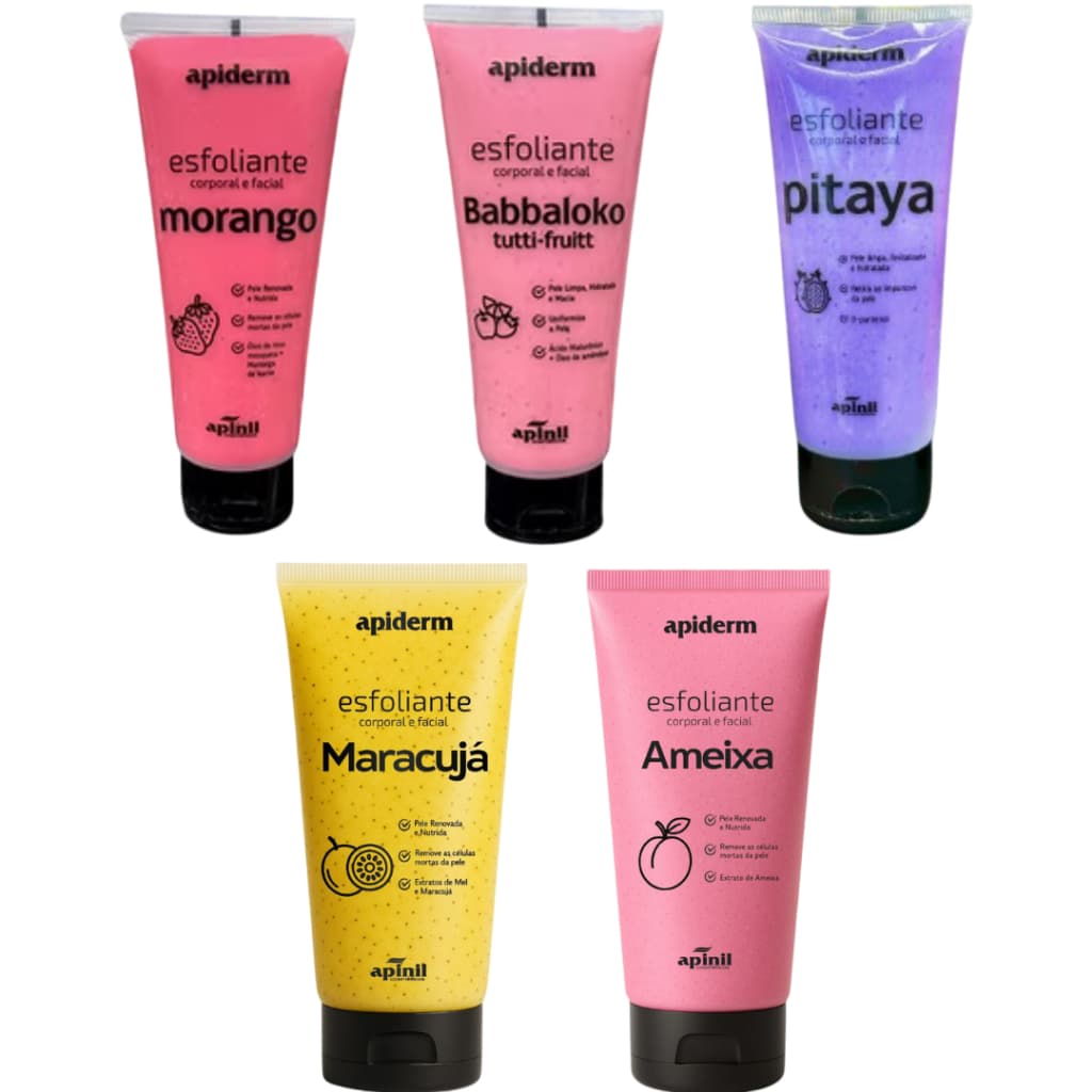 Esfoliante Corporal e Facial 180g Apinil