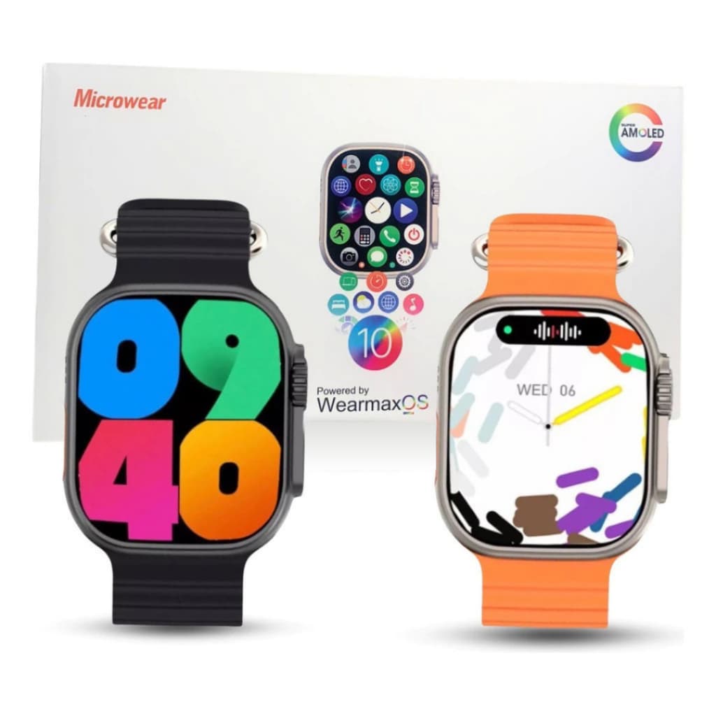 SmartWatch W69+ Ultra 2GB  Bluetooth AMOLED Microwear Series 9 2.2-pulgadas IP68 49mm NFC GPS Pis